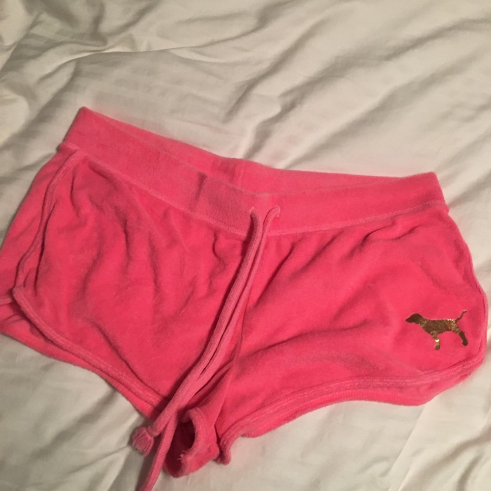 VS PINK Velour Shorts